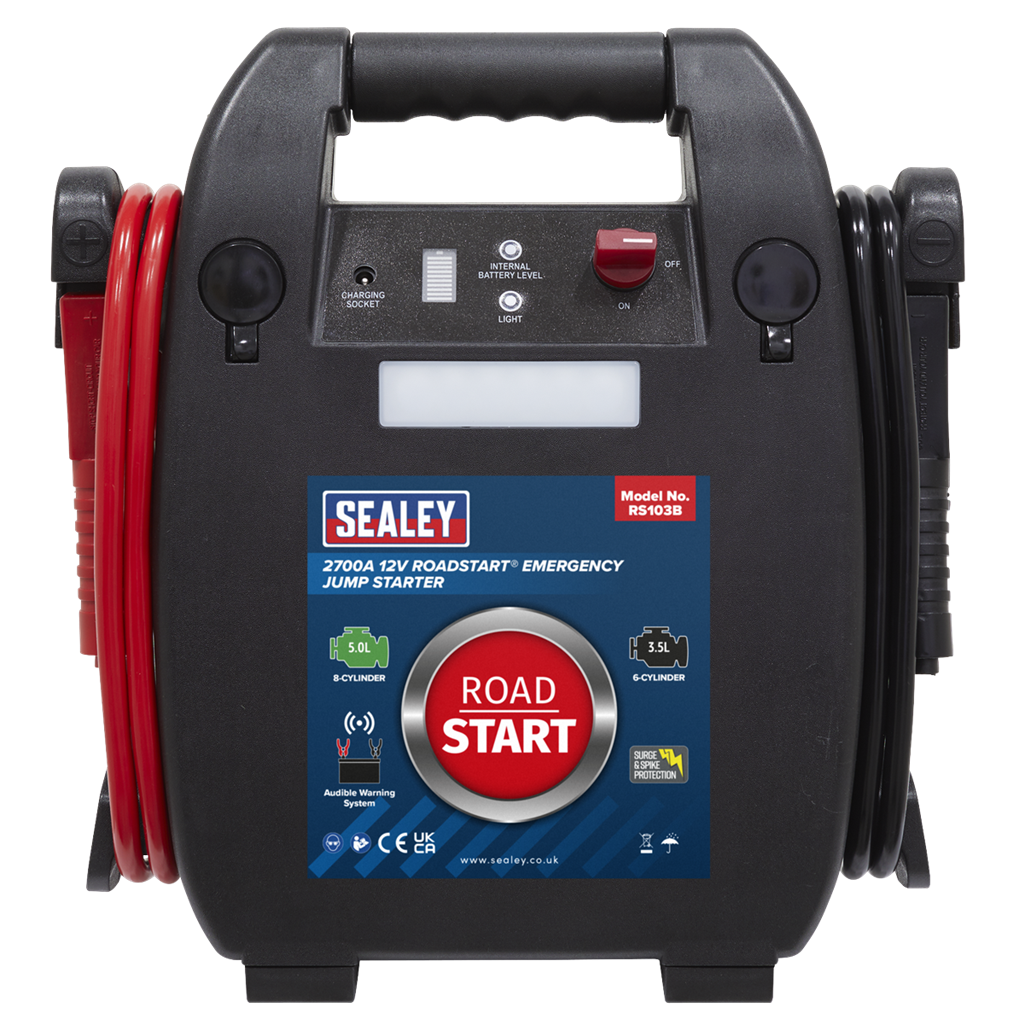RoadStart&#174; Emergency Jump Starter 12V 5L 8-Cylinder