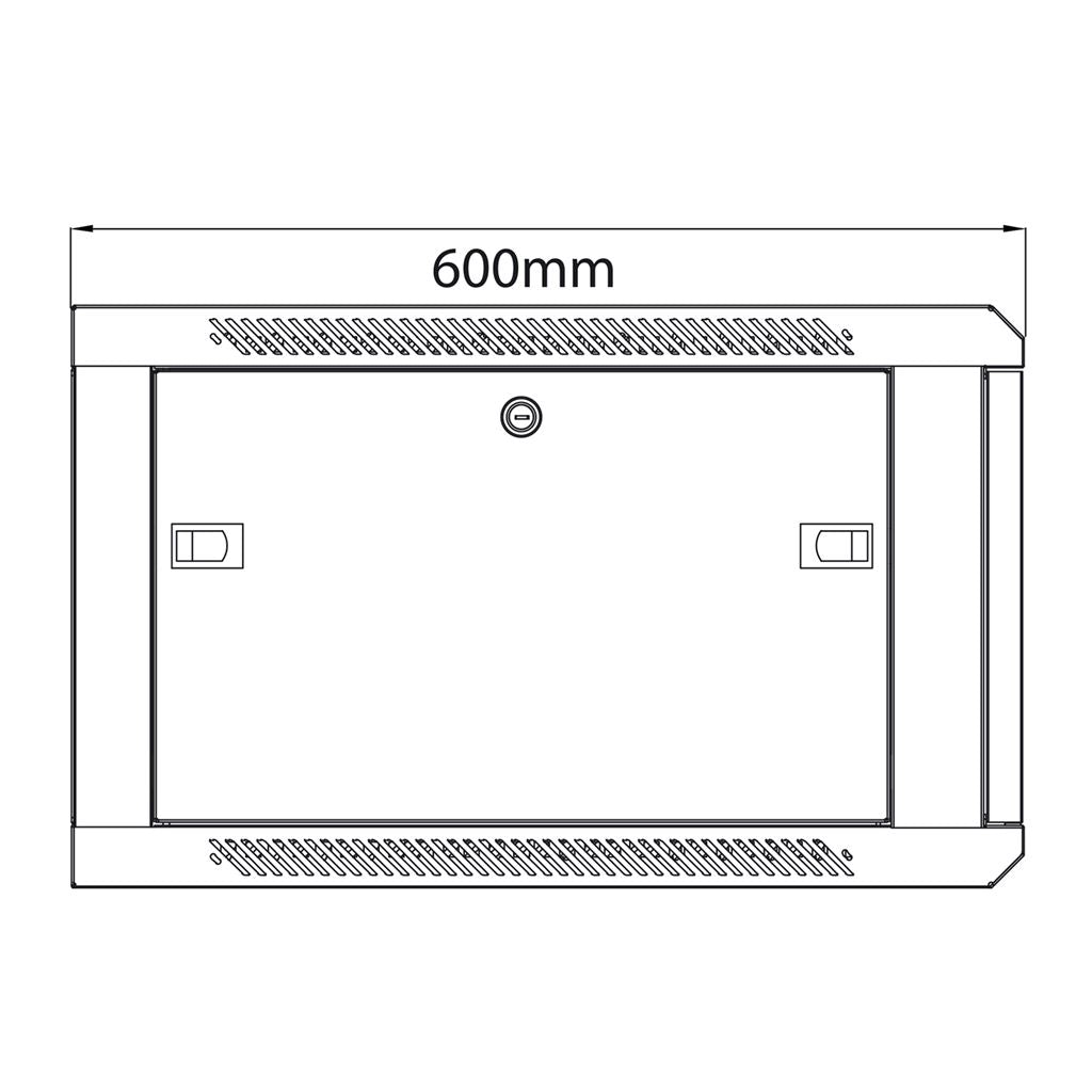 19" Rack Cabinets - 6U x 600mm Deep - RC6U600