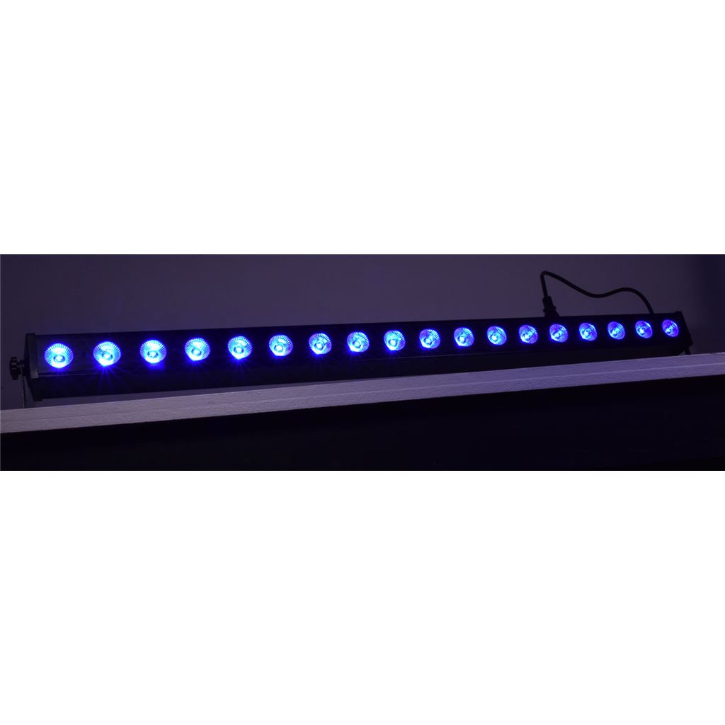 Tri-Bar: 3 Segment 18x 3W RGB LED Wall Bar