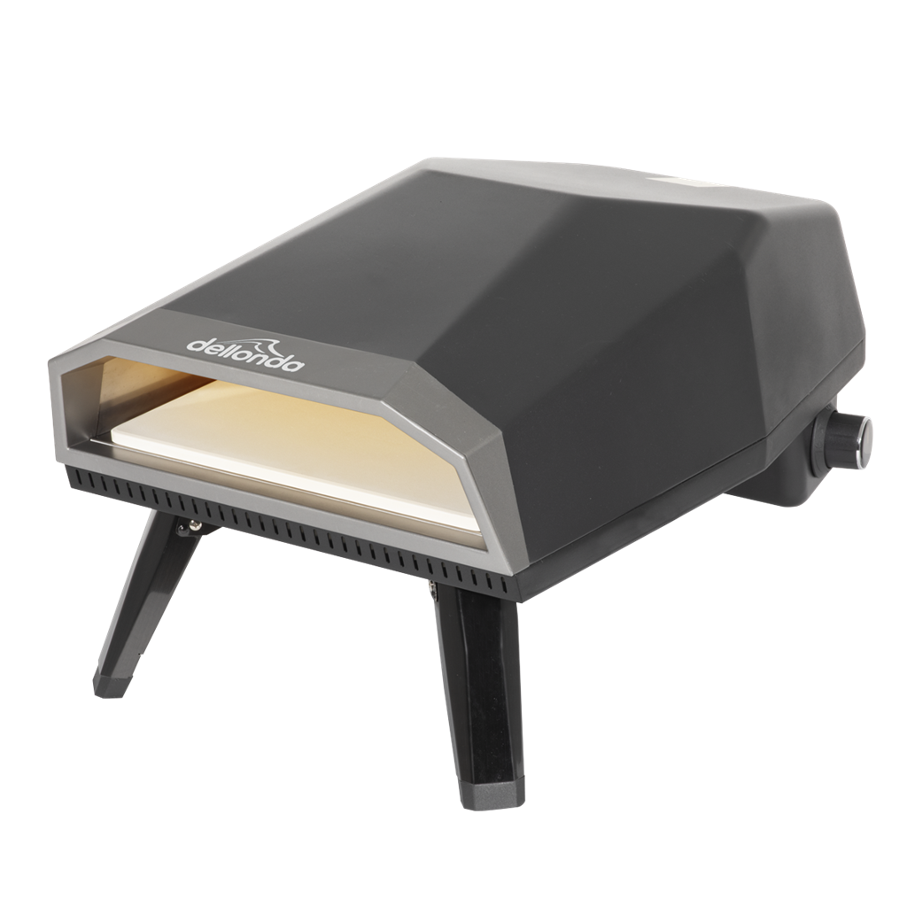 Dellonda Gas Pizza Oven with Gas Regulator, Water Resistant Cover/Carry Bag & 12" Pizza Peel