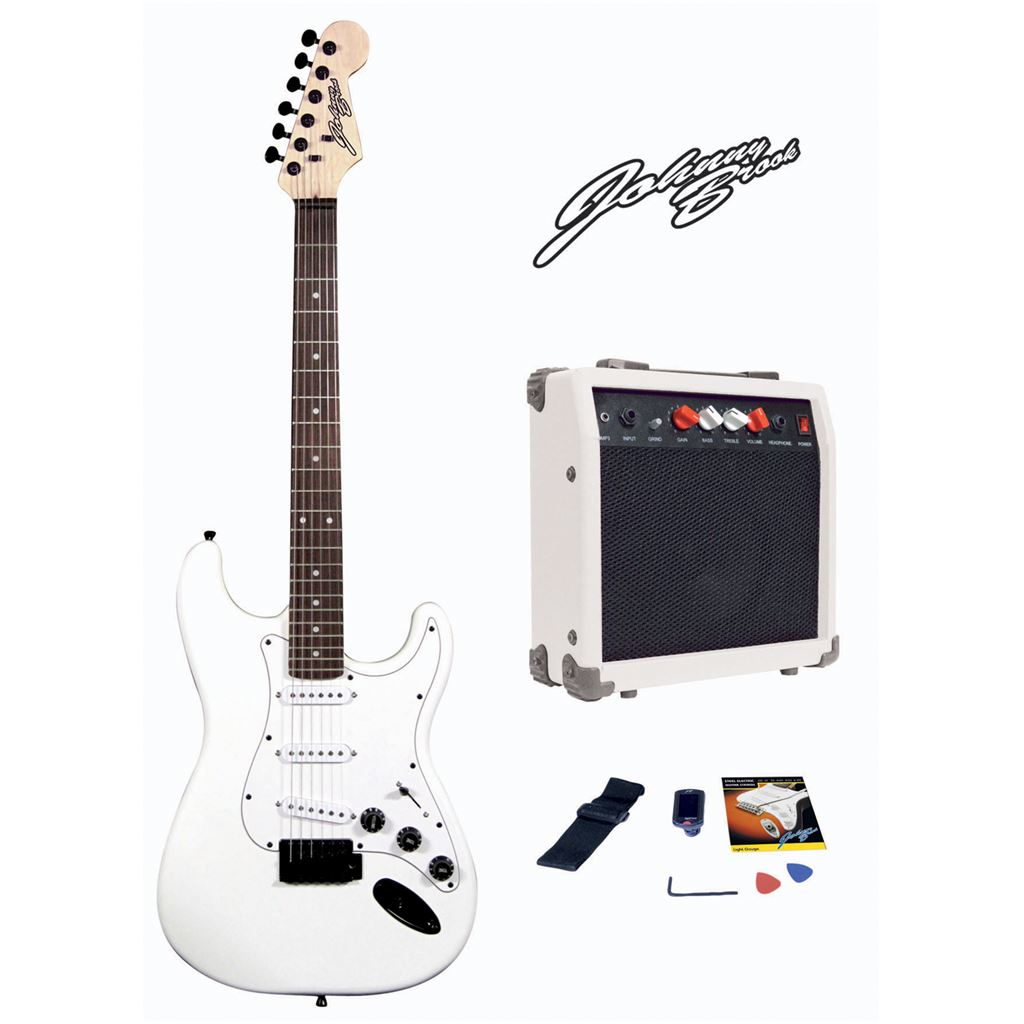 Johnny Brook Standard Guitar Kit with 20W Colour Coded Combo Amplifier