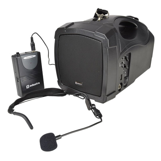 Handheld PA System with Neckband Mic and Bluetooth - H25B Mic, USB, FM &