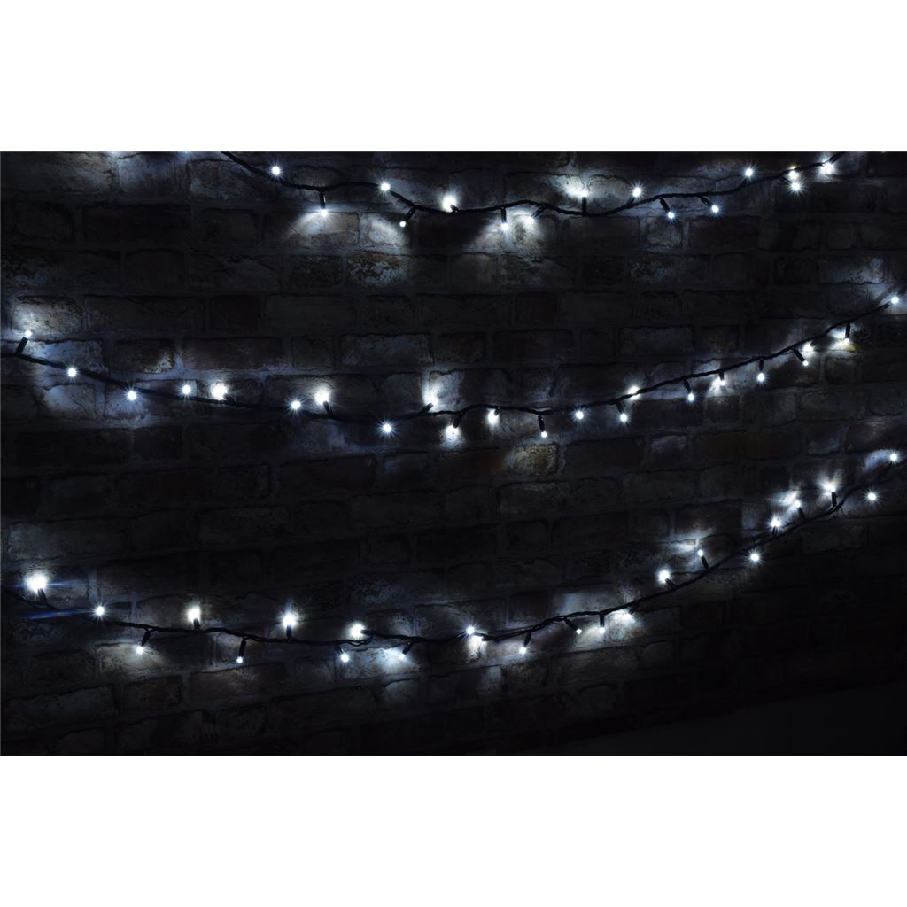 Connectable Outdoor LED String Lights - 100 Duty Static CW - 100CON-CW