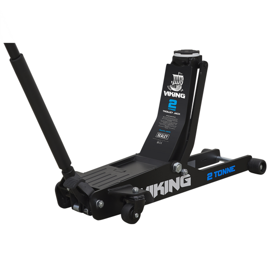 Viking Low Profile Professional Long Reach Trolley Jack 2 Tonne with Rocket Lift