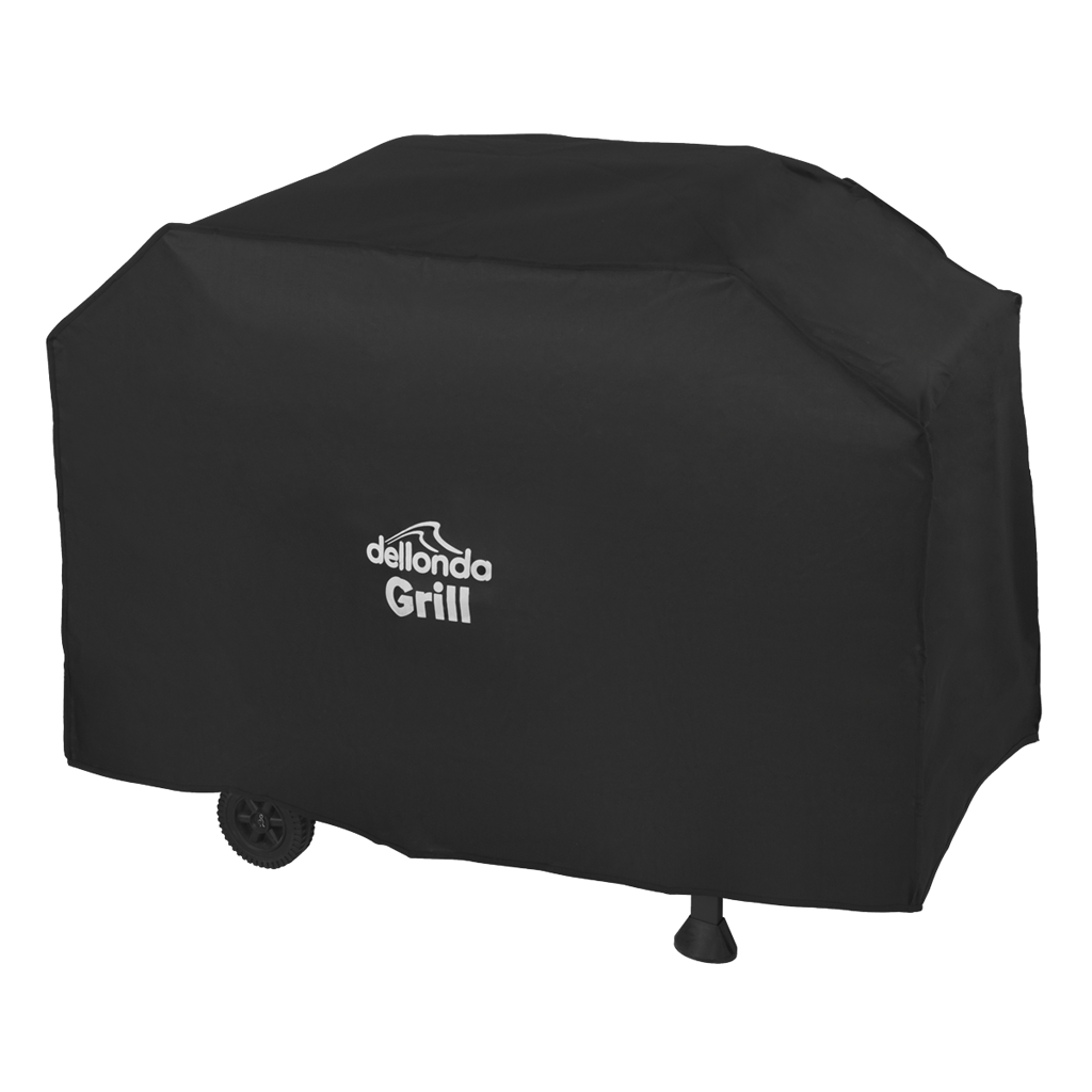 Black PVC Cover for BBQs, Water-Resistant 1325 x 1130mm