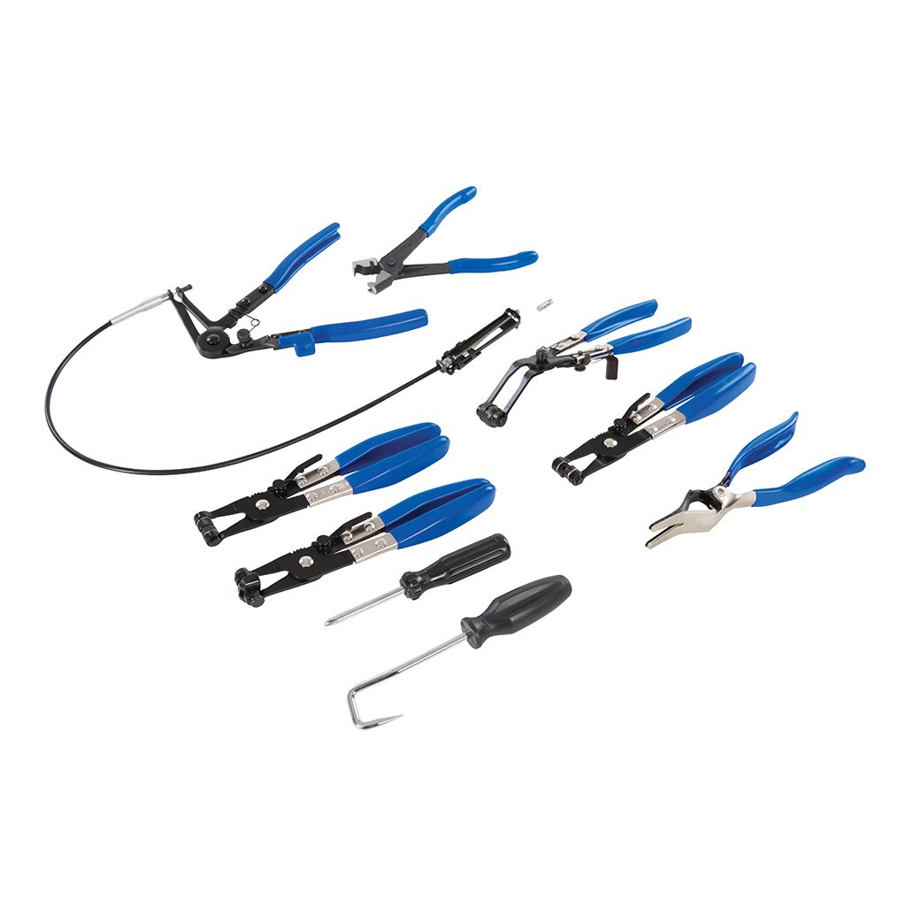 Silverline Hose Clip Removal Tool Set 9pce - 18 - 54mm