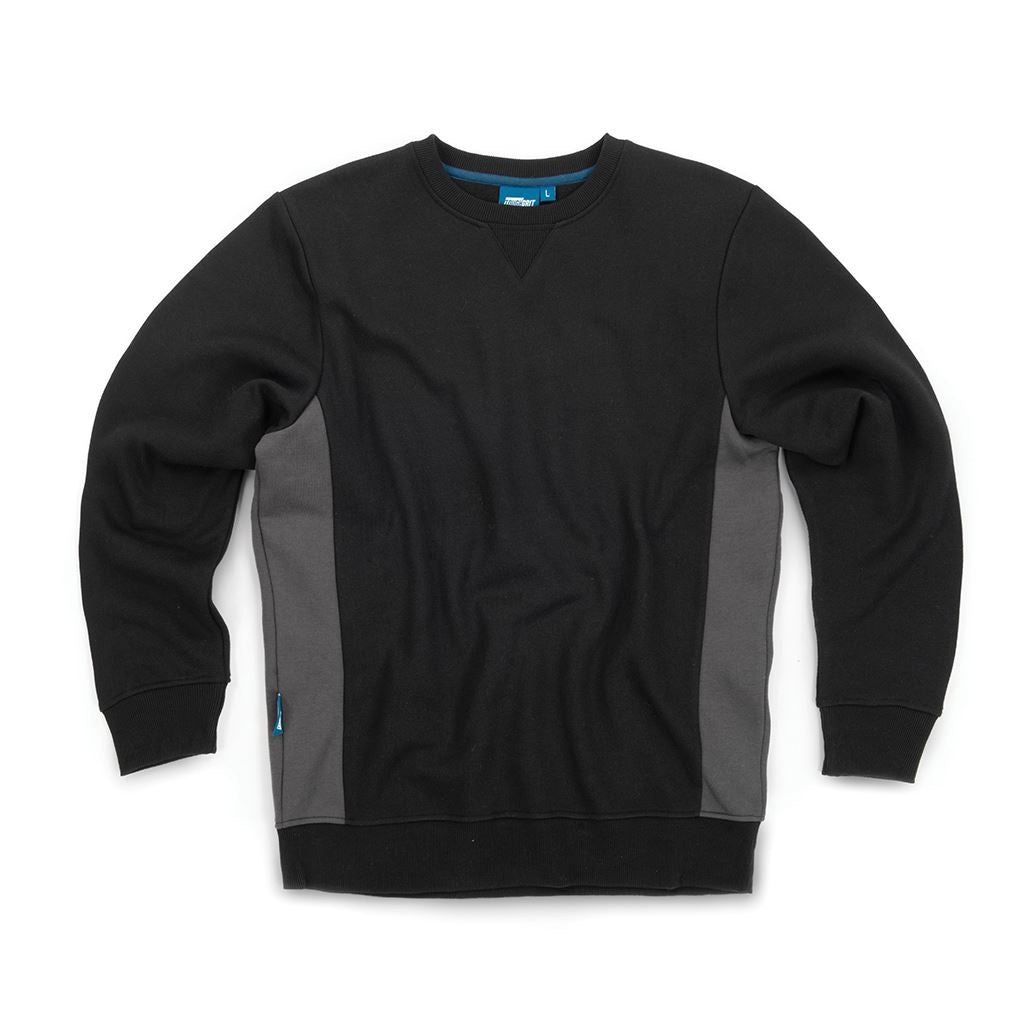 Tough Grit 2-Tone Sweatshirt Black / Charcoal - XS