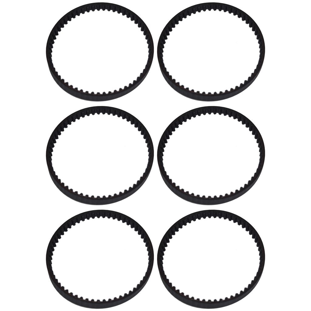 Bissell Compatible Vacuum Cleaner Drive Belts for Geared Brush Pack of 6