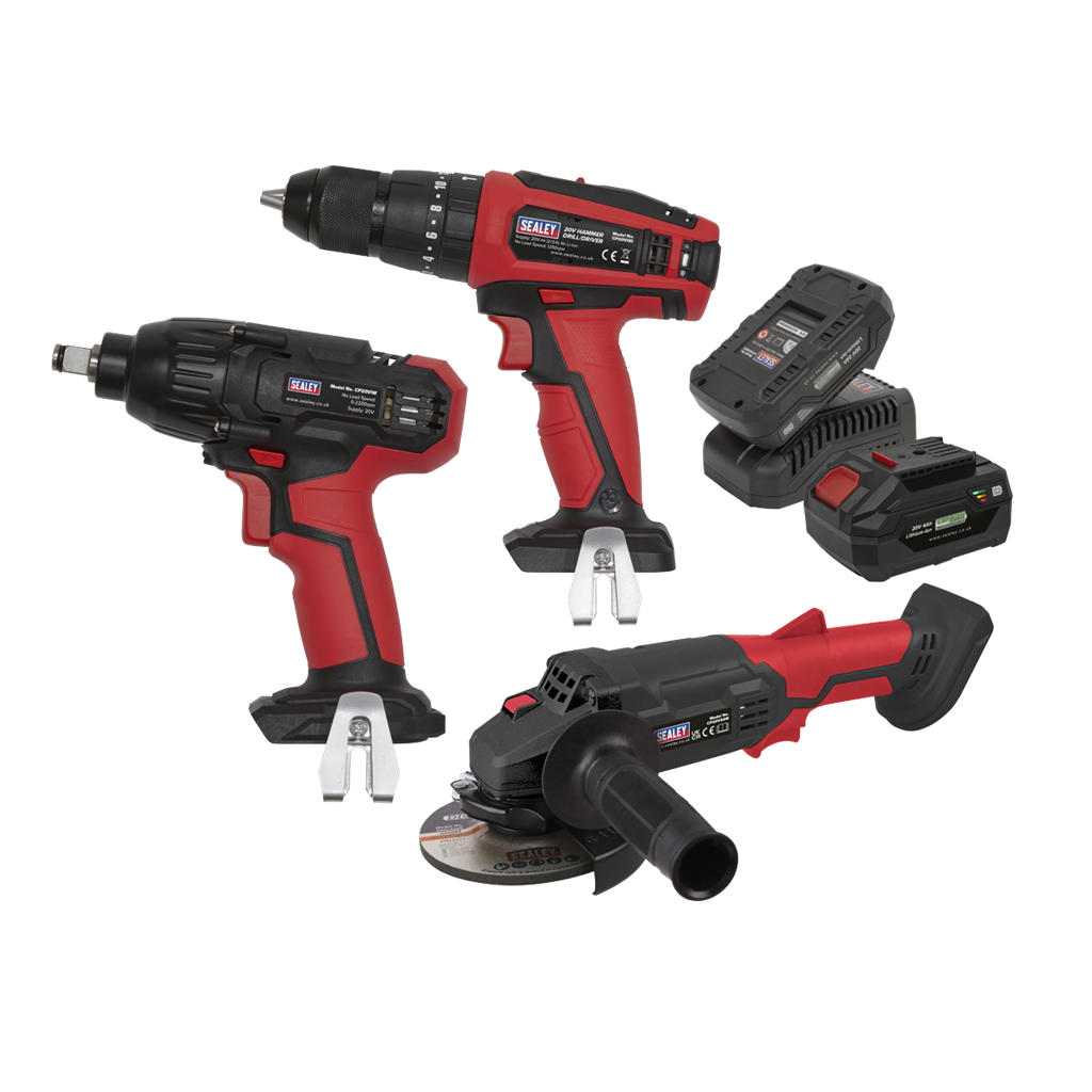 3 x Tool Cordless Combo Kit 20V SV20 Series