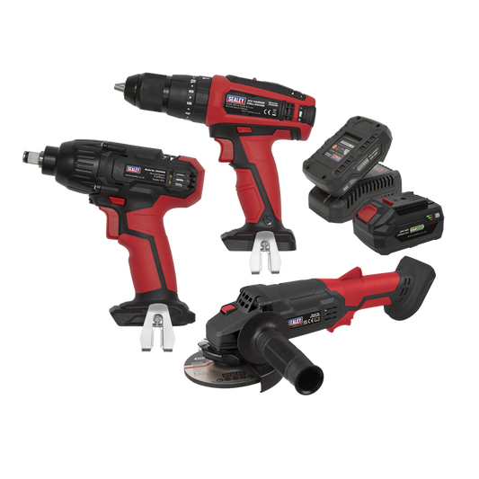 3 x Tool Cordless Combo Kit 20V SV20 Series