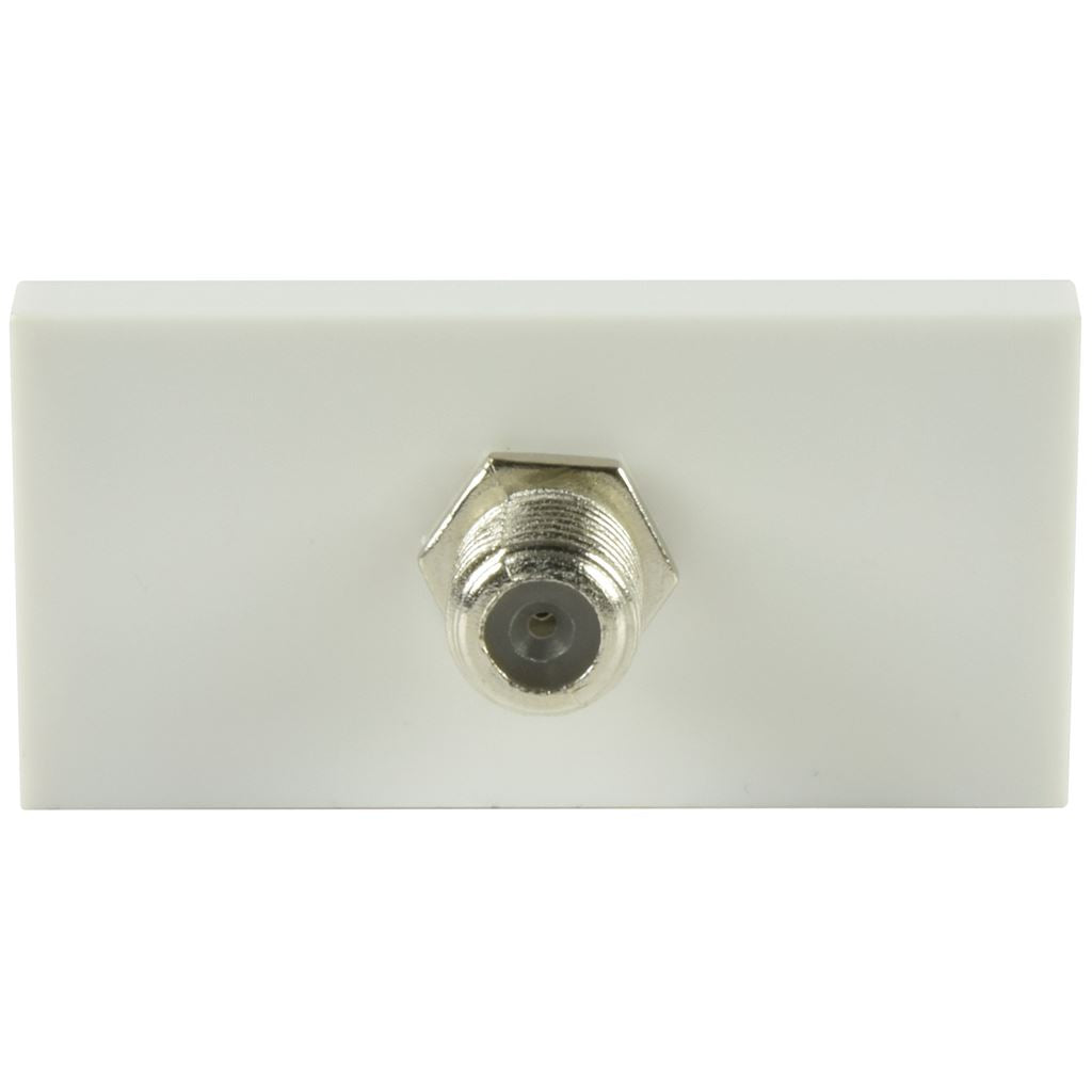 Wall Plate Module - Satellite F-Type Screw - 50 x 25mm