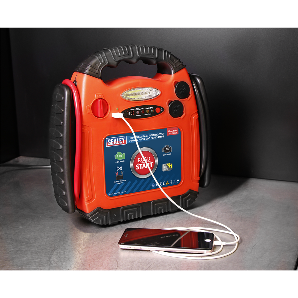 RoadStart&#174; Emergency Power Pack 12V 900 Peak Amps