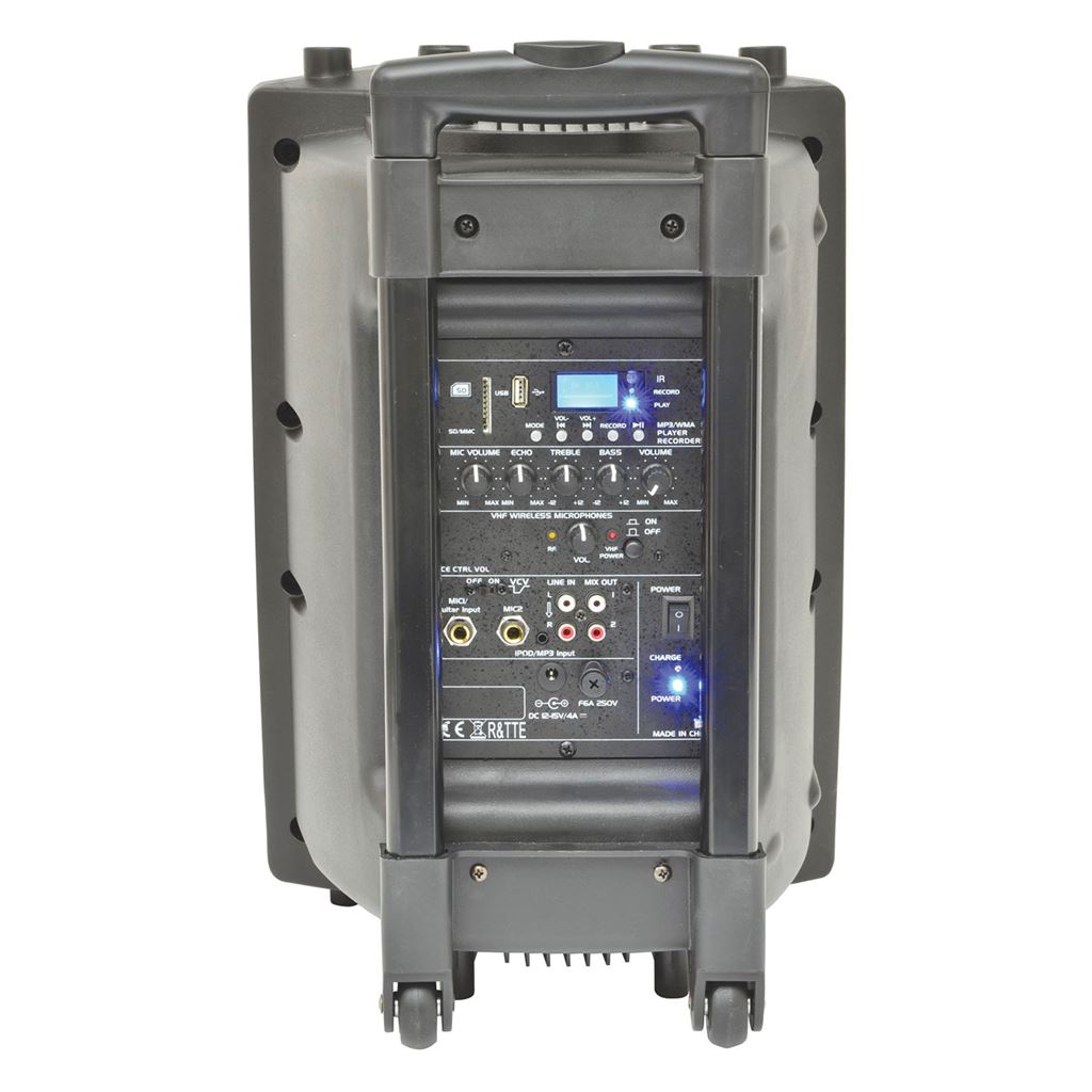 QR Series Portable Powered PA Unit - QR10PA 10 inch