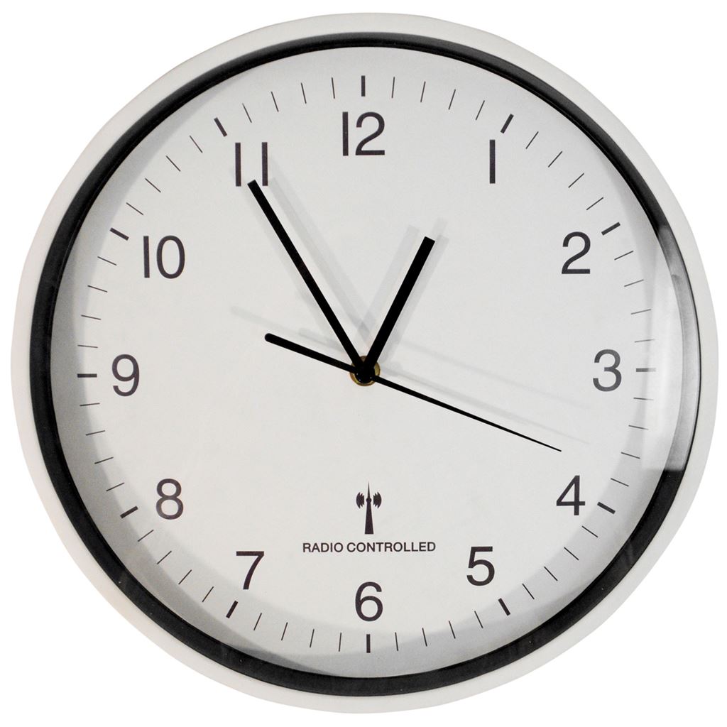 Wall Mounted Radio Controlled Clock 300mm / 12"