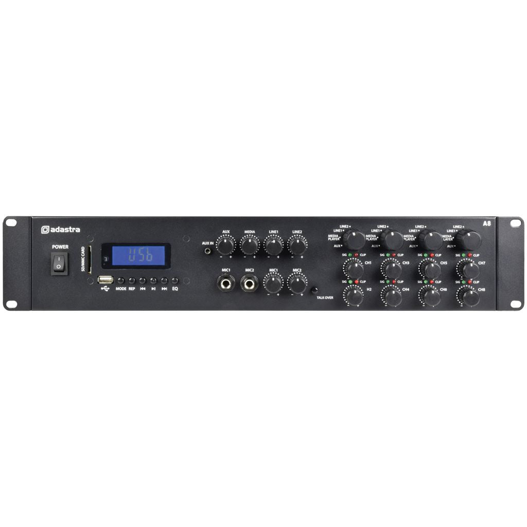 A-series Multi Zone Stereo Amplifiers - A8 Quad Amplfier 8x200W