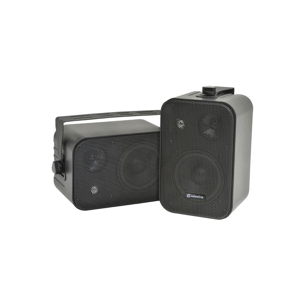 100V Line Background Speakers 4 Inch - 4" 30W Black Pair - B30V-B