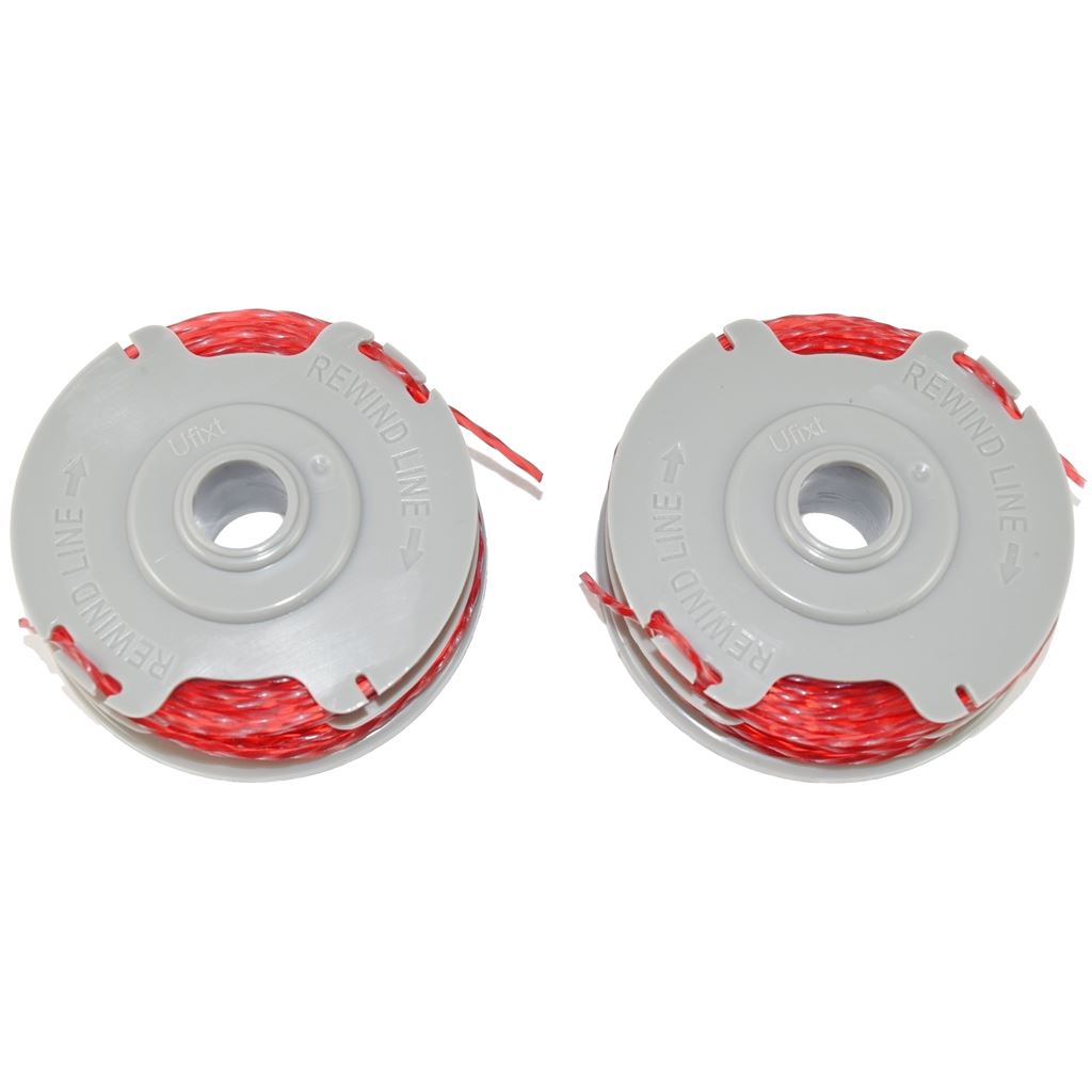 2 x Trimmer Strimmer Spool & Line Double Autofeed Compatible With Flymo FLY021