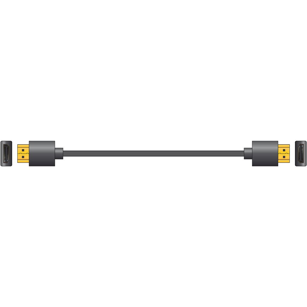 Thin-Wire High Speed 4K Ready HDMI Leads with Ethernet - thinwire Full plug to plug 10.0m