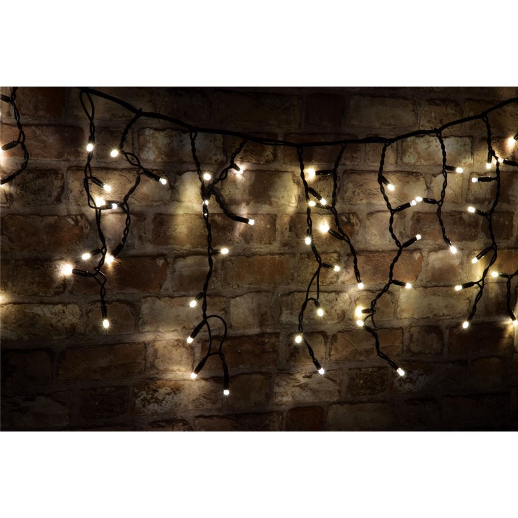 Icicle-Inspired Multi-Sequence Outdoor LED String Lights - 180 Conn WW - 180ILCON-WW