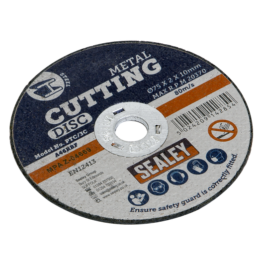 Cutting Disc &#216;75 x 2mm 10mm Bore