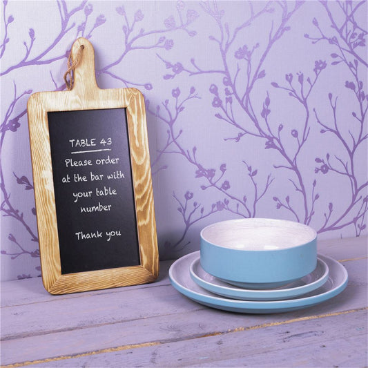 Freestanding or Hanging Double Sided Paddle Chalkboard - Promote Special Offers and Menu Details