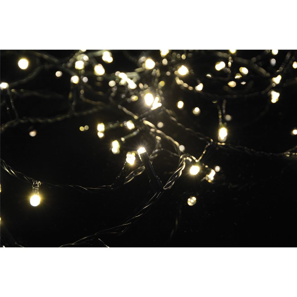 Multi-Sequence LED Indoor/Sheltered Outdoor String Lights with 24-Hour Auto-Timer - 200 w/Timer WW - 200TS-WW