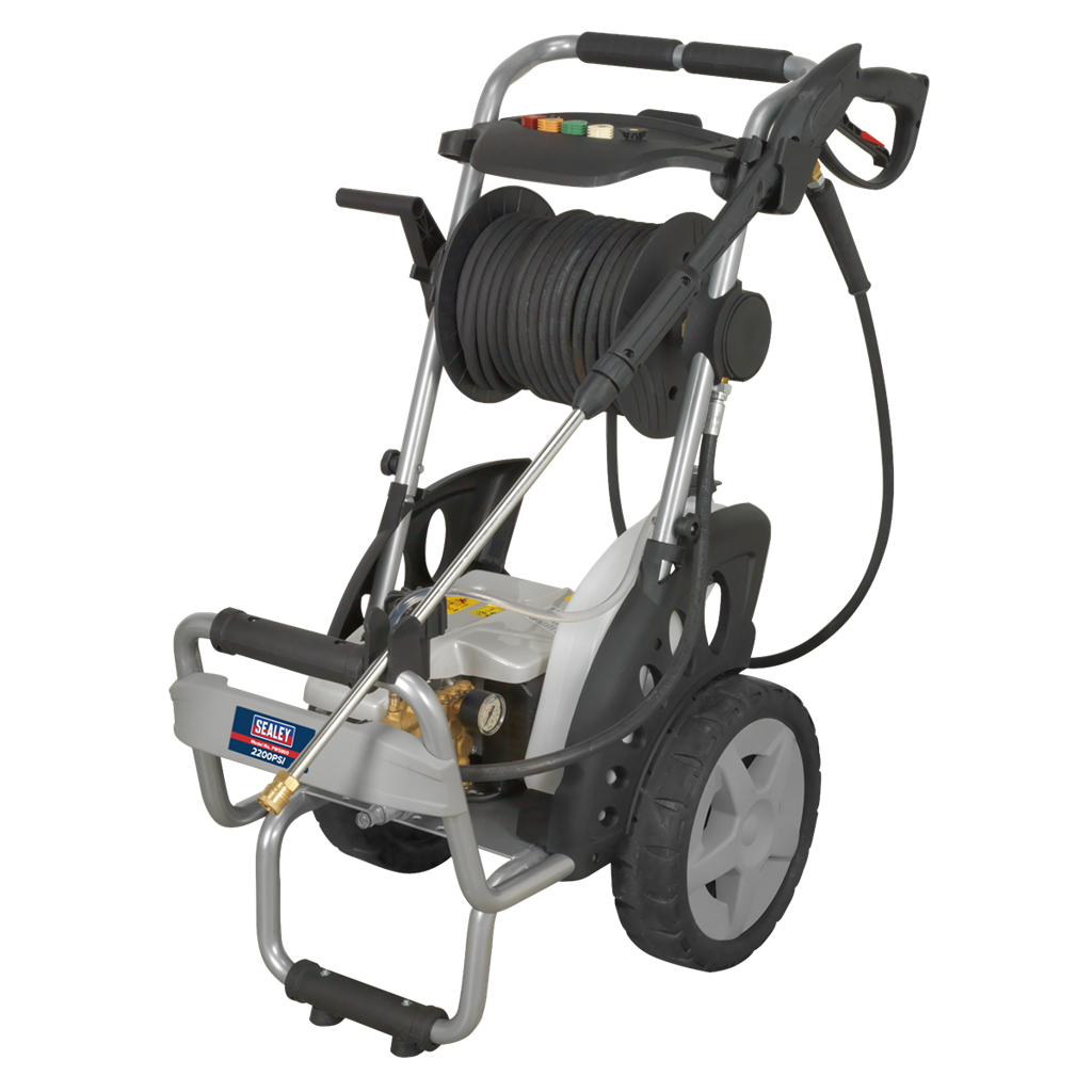 Professional Pressure Washer 150bar with TSS & Nozzle Set 230V