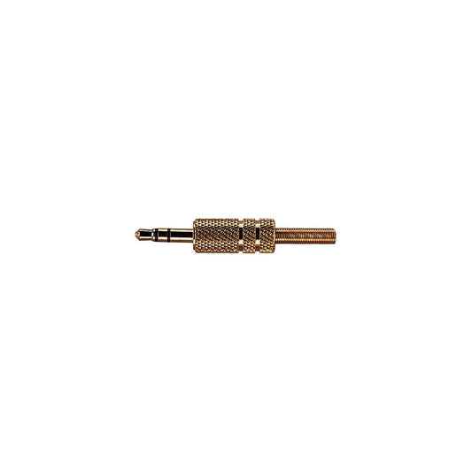 3.5 mm Stereo Metal Jack Plug with Solder Terminals