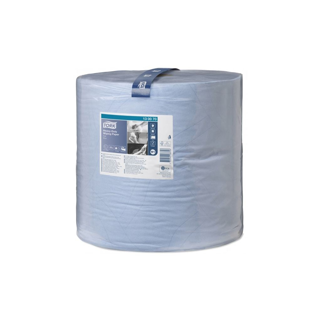 2 Ply Premium Heavy Duty Wiping Paper - Blue - 340m Bumper Roll