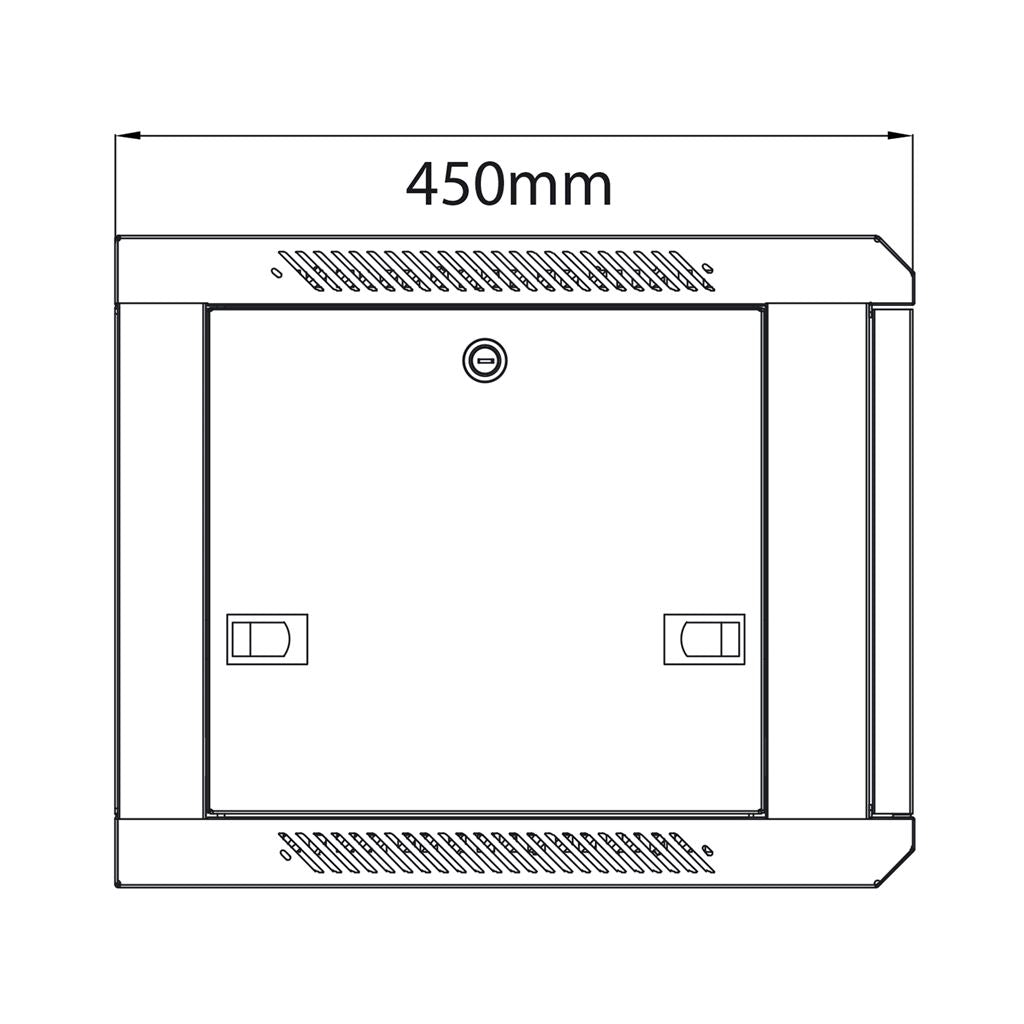 19" Rack Cabinets - 6U x 450mm Deep - RC6U450