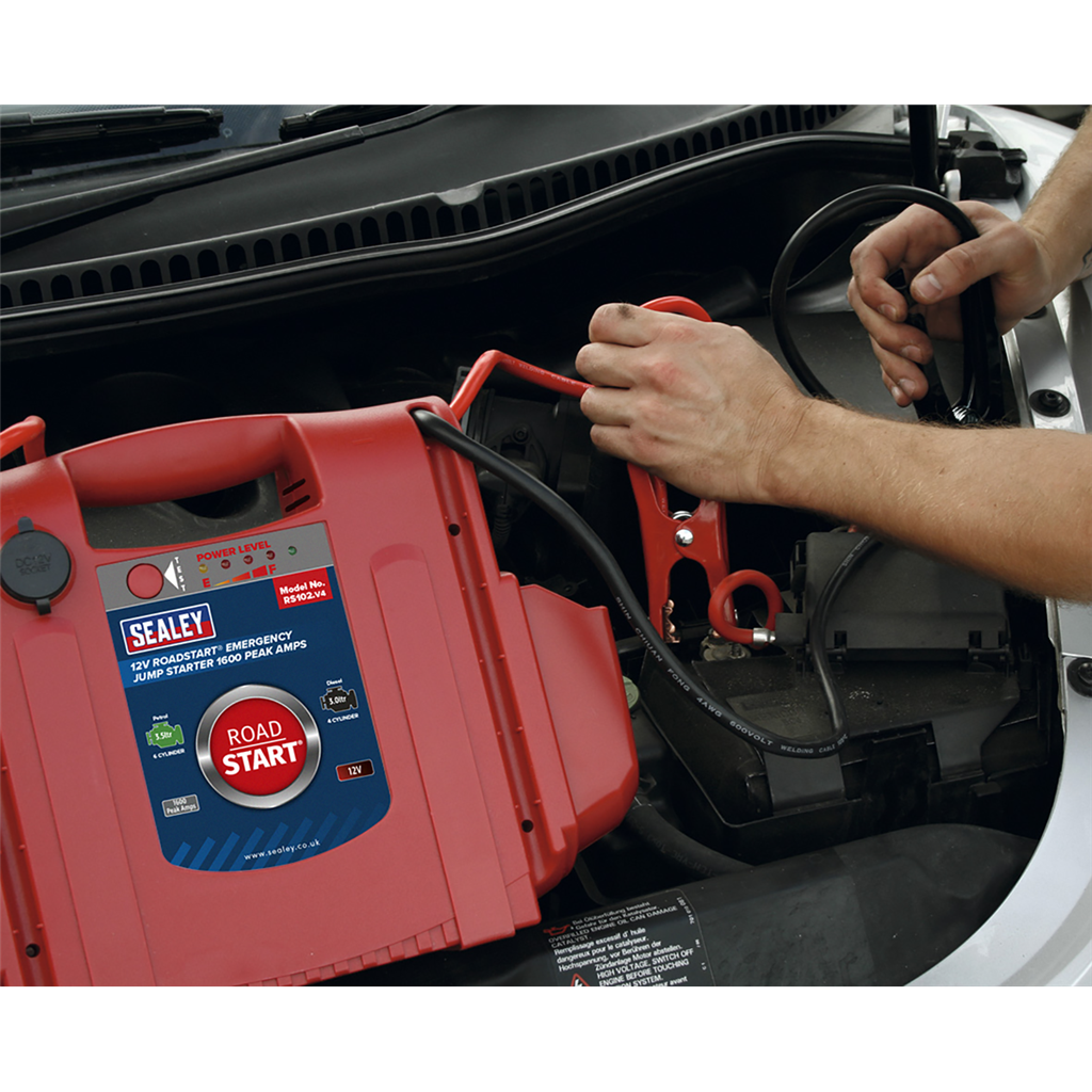 RoadStart&#174; Emergency Jump Starter 12V 1600 Peak Amps