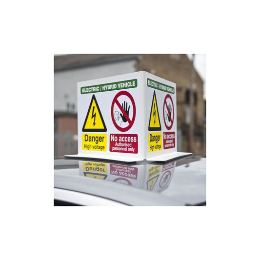 EV / Hybrid Vehicle - Roof Top Warning Sign