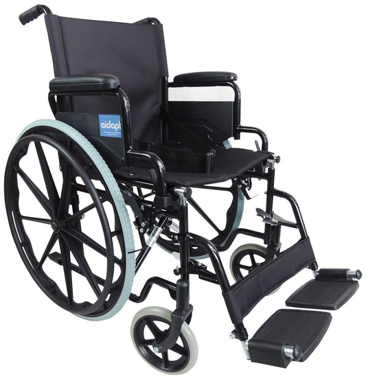 Aidapt Self Propelled Steel Transit Chair