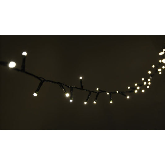 Multi-Sequence LED Indoor/Sheltered Outdoor String Lights with 24-Hour Auto-Timer - 200 w/Timer WW - 200TS-WW