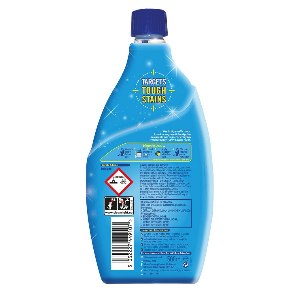 Shampoo for Carpets and Upholstery 500ml