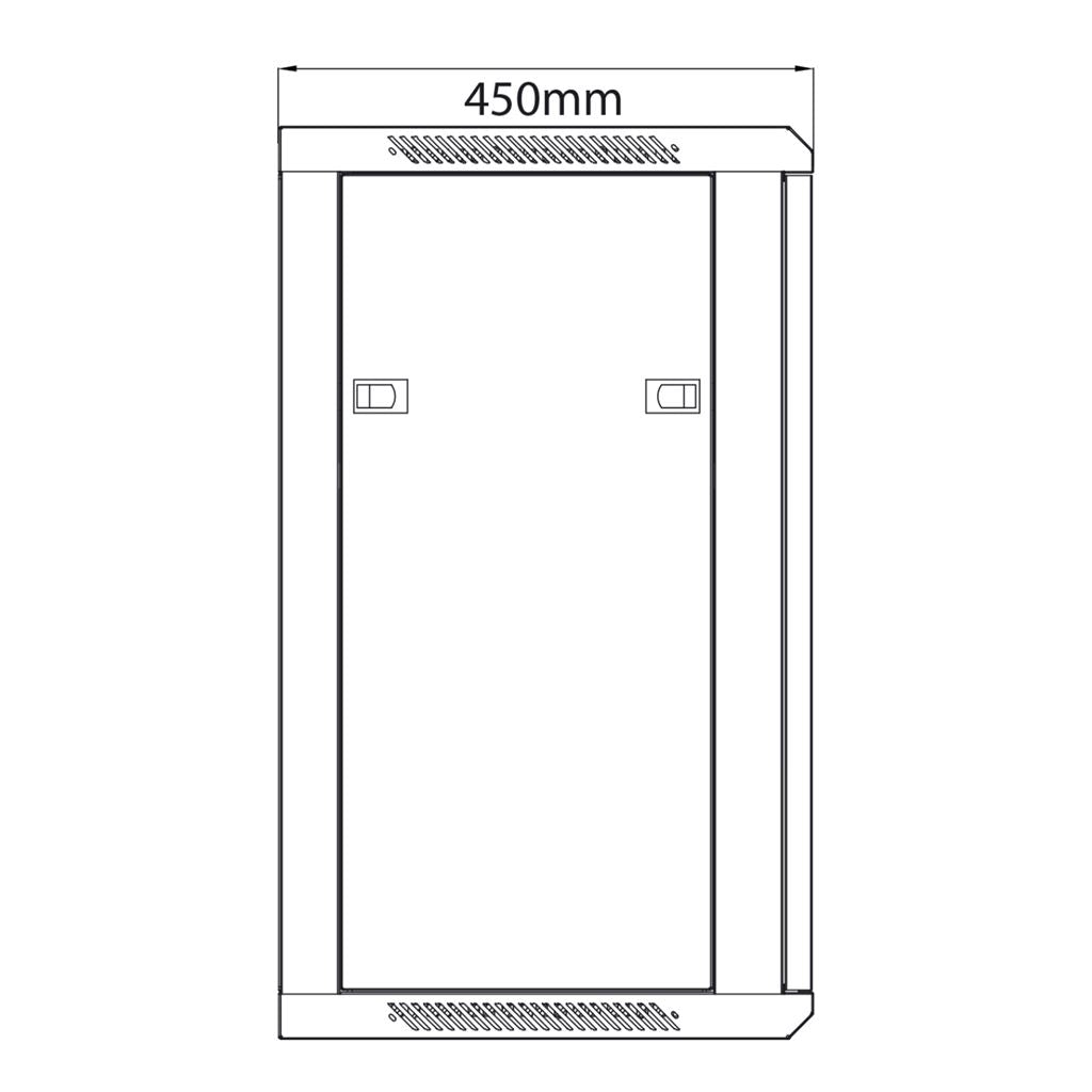 19" Rack Cabinets - 15U x 450mm Deep - RC15U450