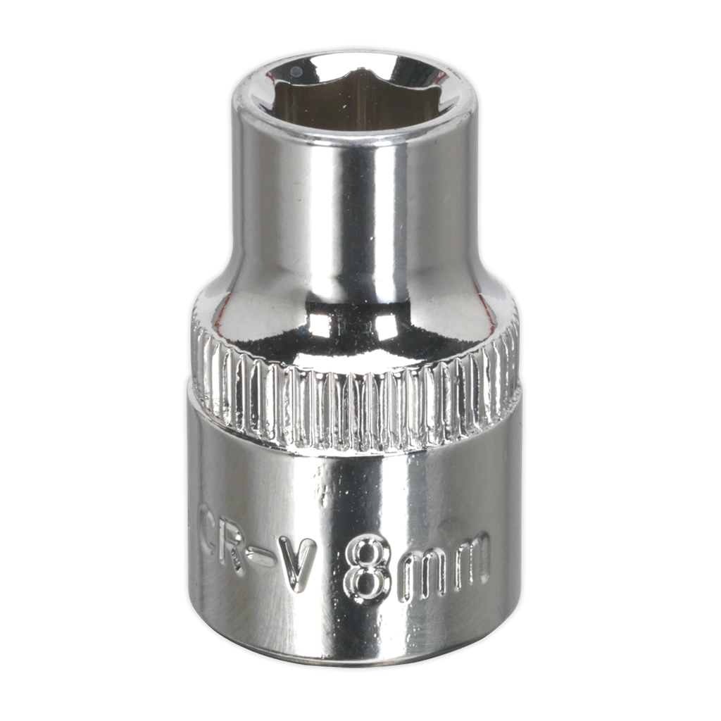 WallDrive&#174; Socket 8mm 3/8"Sq Drive Fully Polished