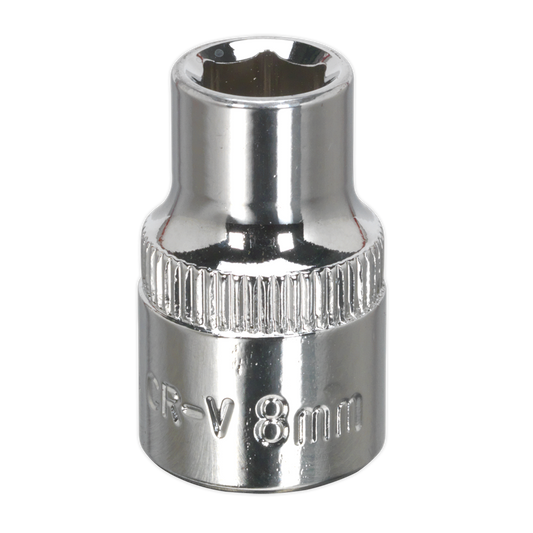 WallDrive&#174; Socket 8mm 3/8"Sq Drive Fully Polished