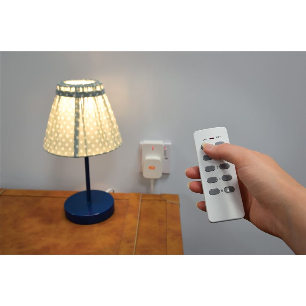 Wireless Remote Control Mains Sockets - Set of 5 (2 remotes) - WRC5-2