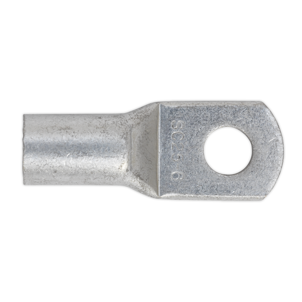 Copper Lug Terminal 25mm&#178; x 6mm - Pack of 10