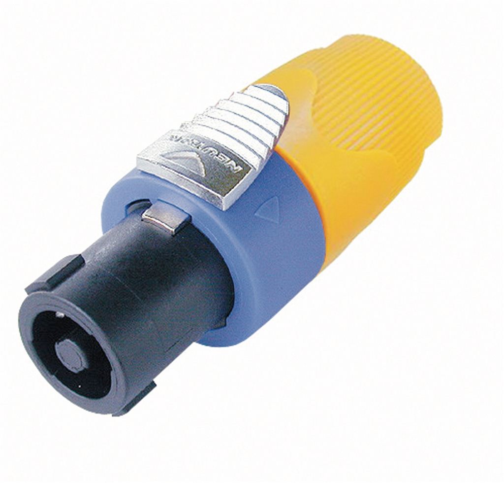 Neutrik NL4FX Standard 4 Pole Speakon Cable Connector and Colour Code