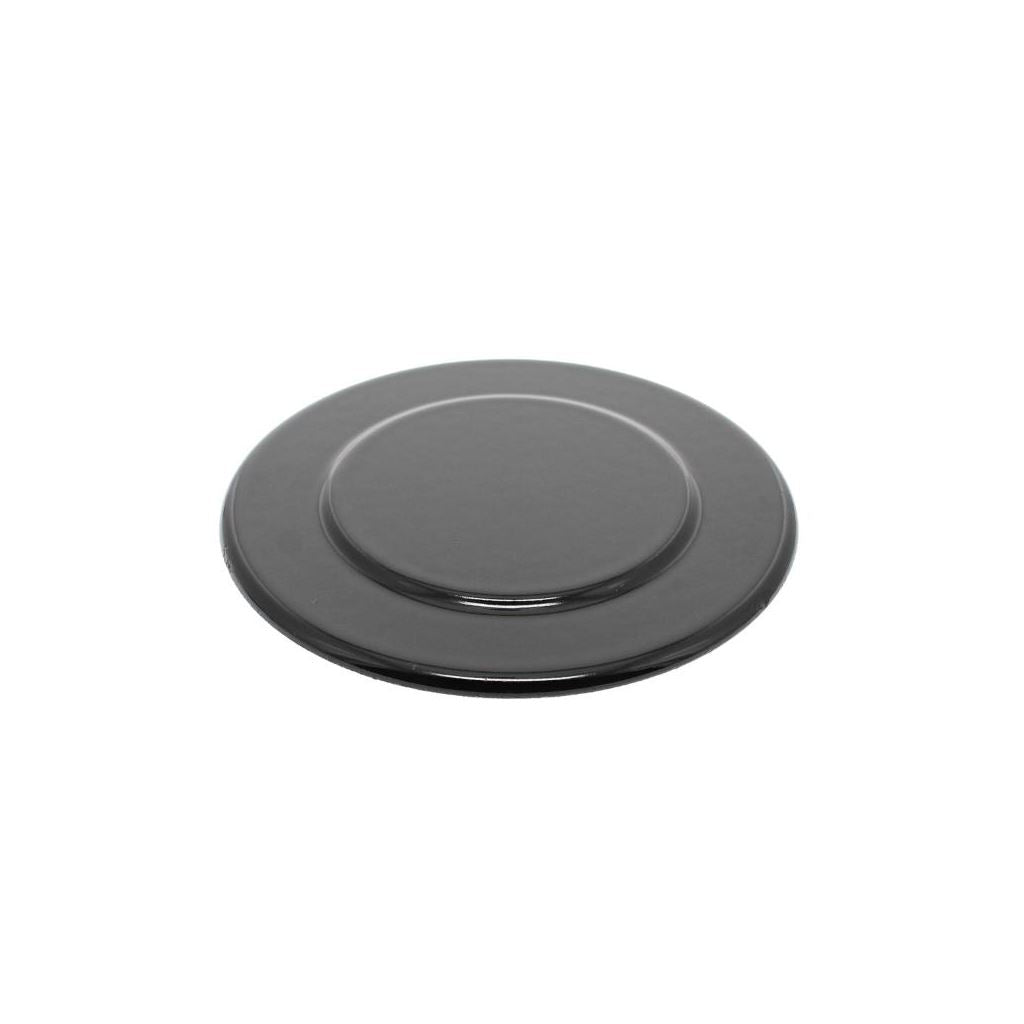 Burner Cap Large Shi Ny Black for Indesit/Hotpoint/Cannon Cookers and Ovens