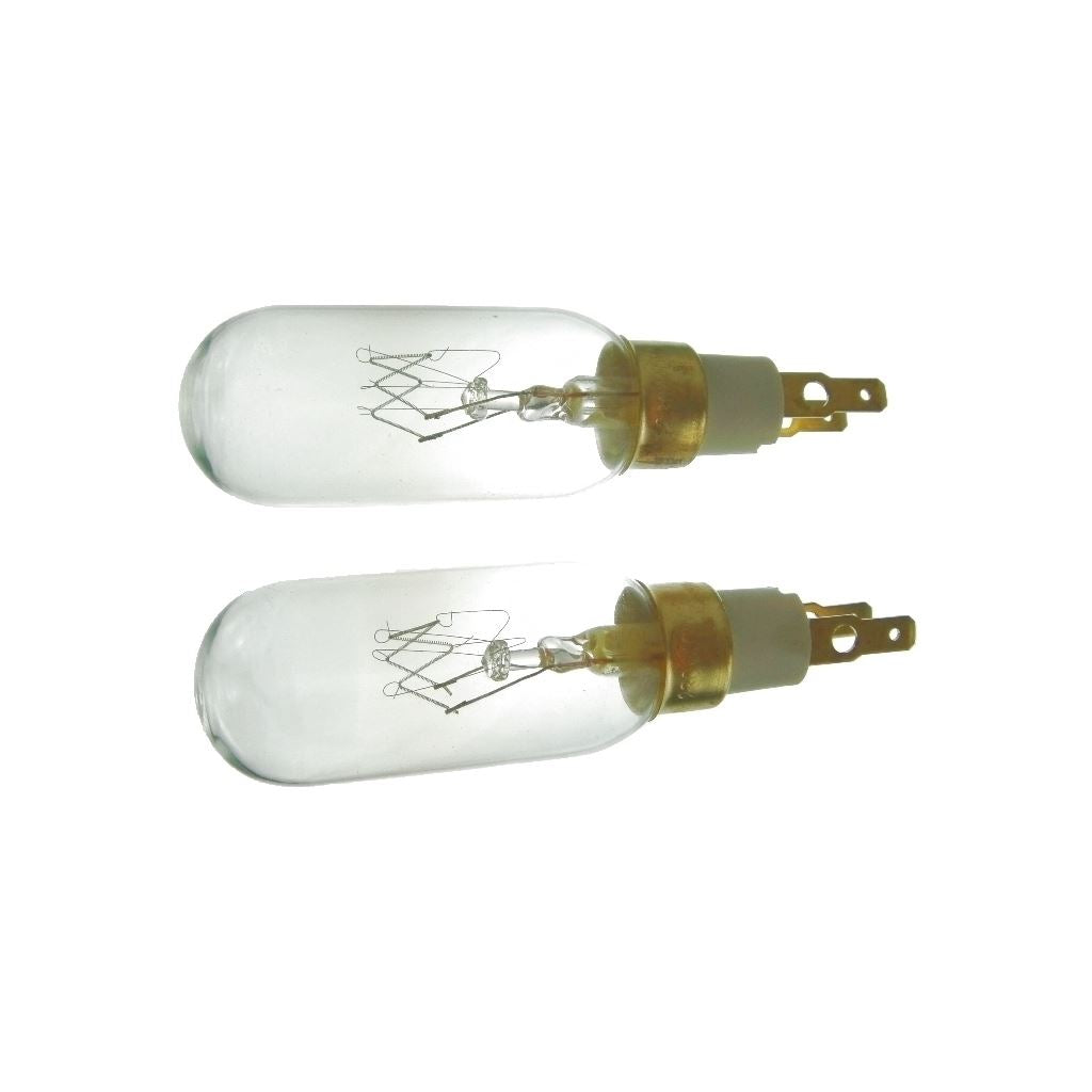 2 x American Style T Click 40W 240V Fridge Freezer Bulb Lamp