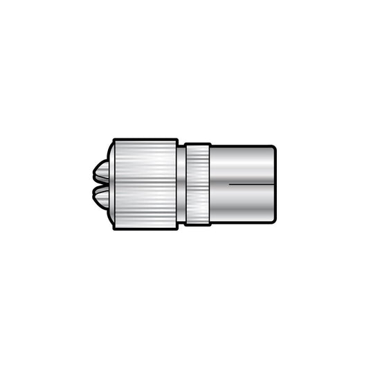 Precision Coaxial Socket - Nickel Plated Brass - bulk