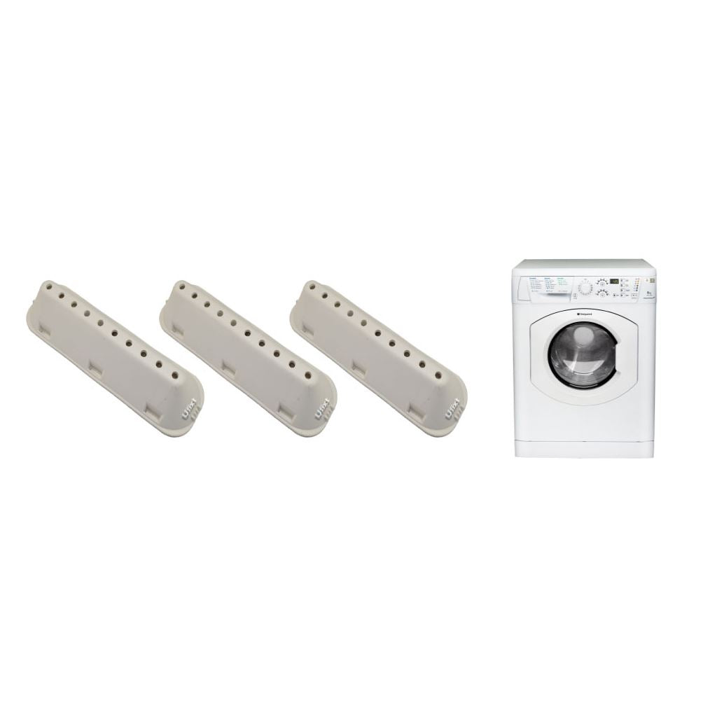 3 X Indesit Hotpoint Washing Machine Drum Paddle Lifters 10 Hole Type