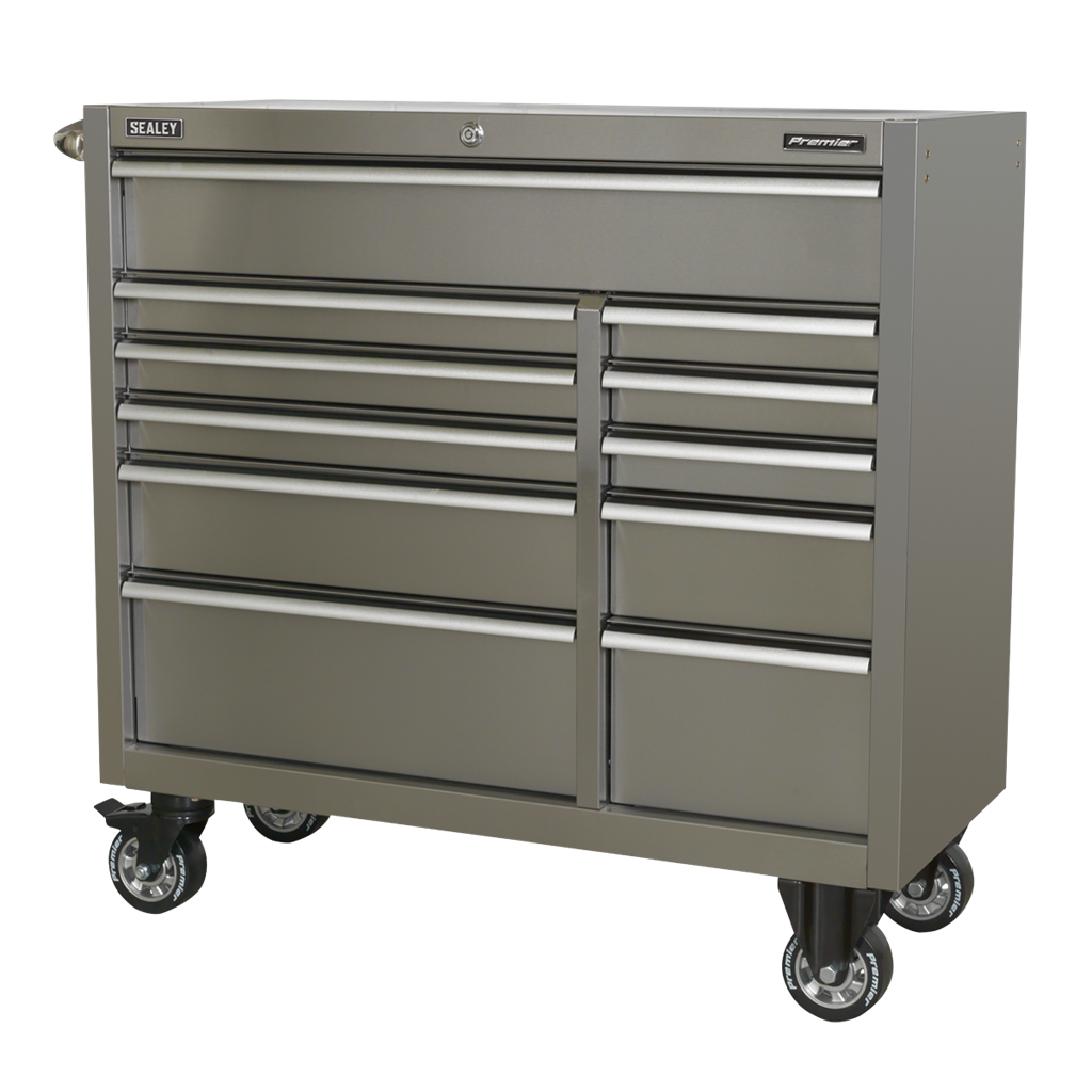 Rollcab 11 Drawer 1055mm Stainless Steel Heavy-Duty