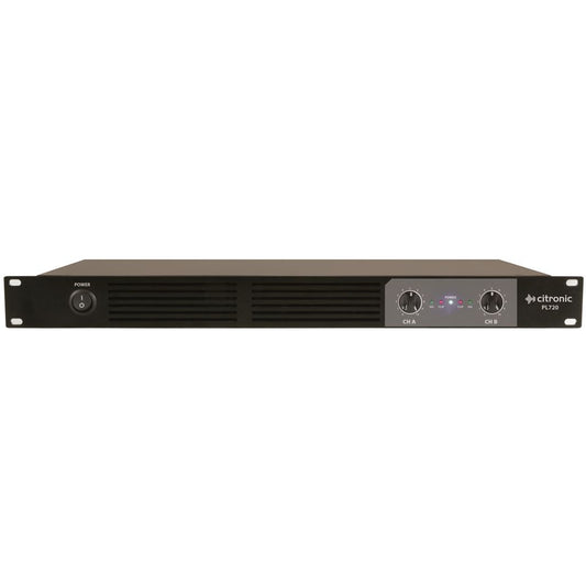 PL Series 1U Digital Amplifiers - PL720 Class 2 x 360W