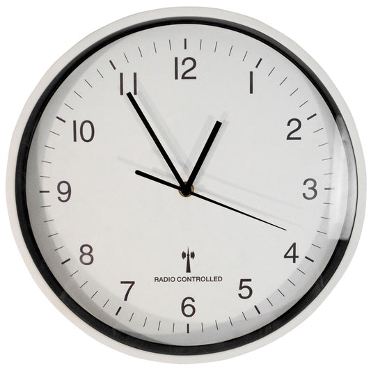 Wall Mounted Radio Controlled Clock 250mm / 10"