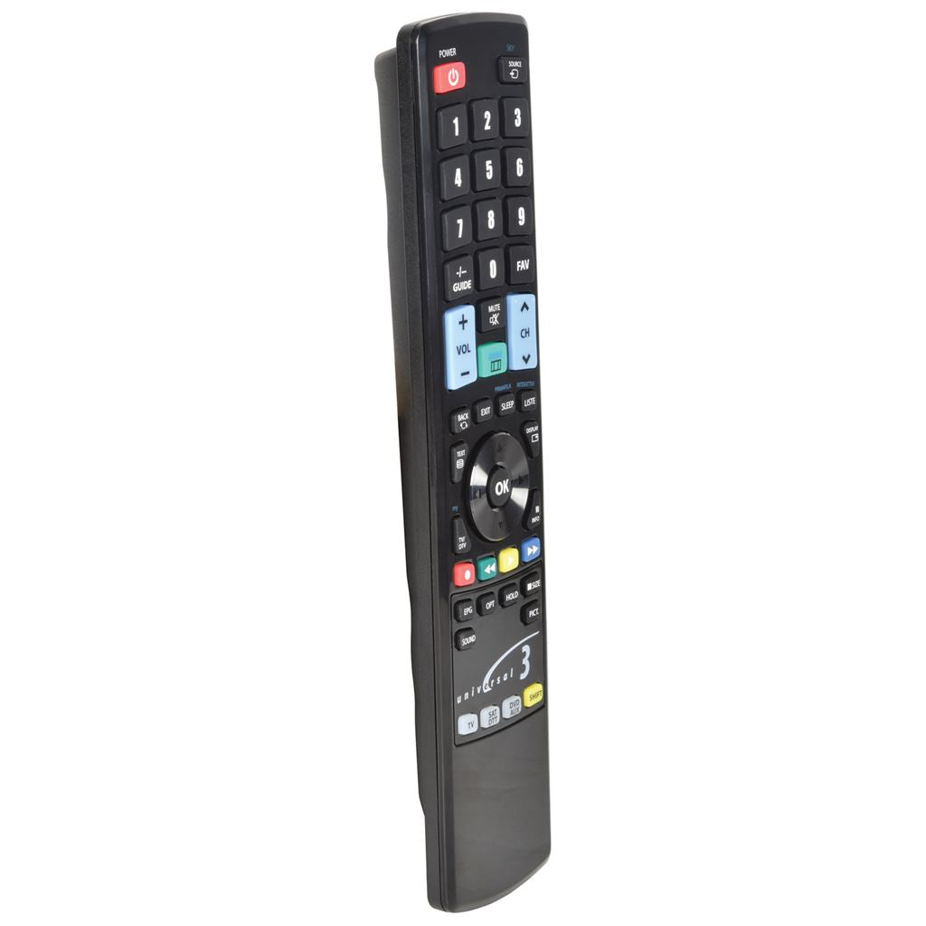 Universal 3 Device Remote Control