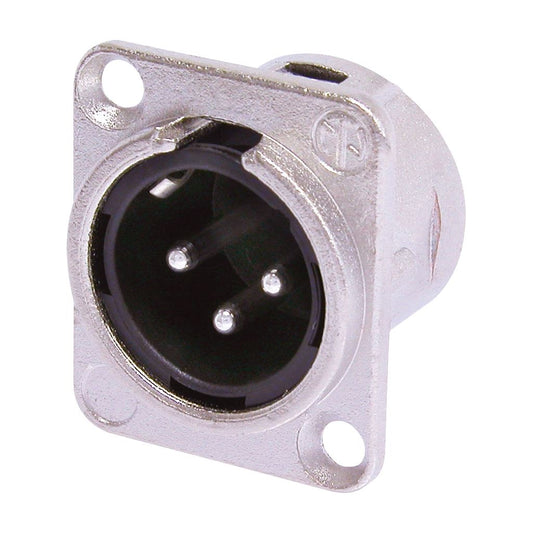 Neutrik NC3MD-L-1 Male 3 Pin XLR Chassis Socket